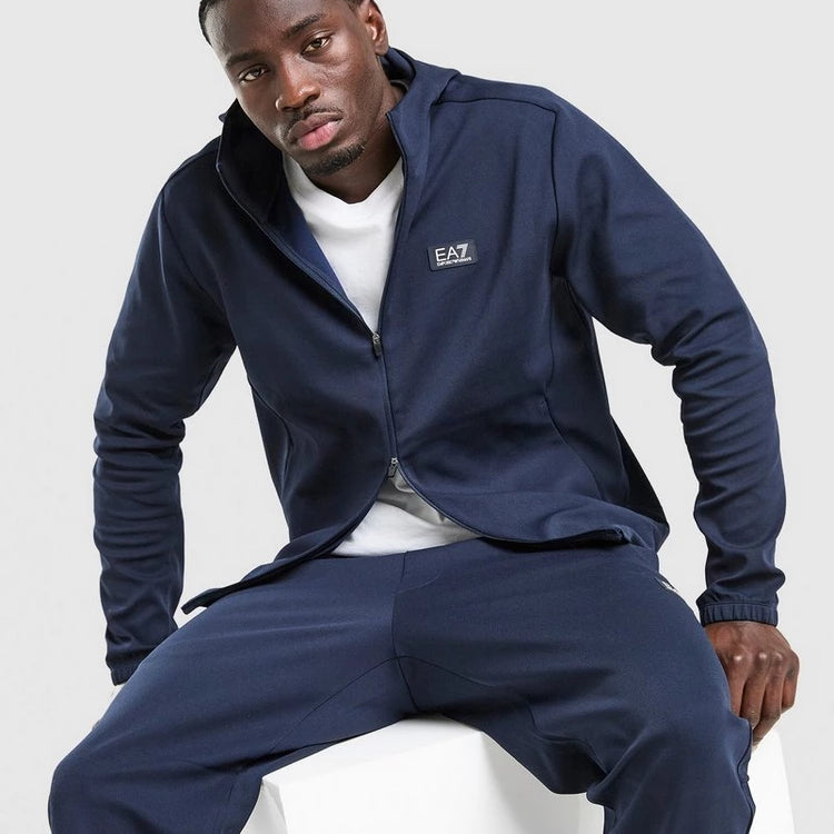 EA7 Emporio Armani 7M002339 Train Sport Hoodie - Armani Blue