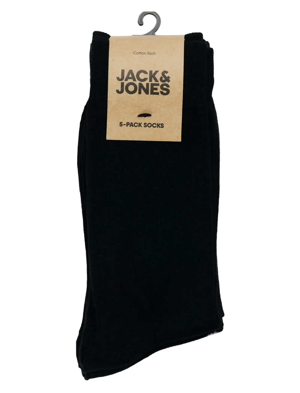 Jack & Jones Basic Bamboo Socks (5 Pack) - Black