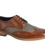 Roamers M072LT 4 Eyelet Wing Gibson Brogue