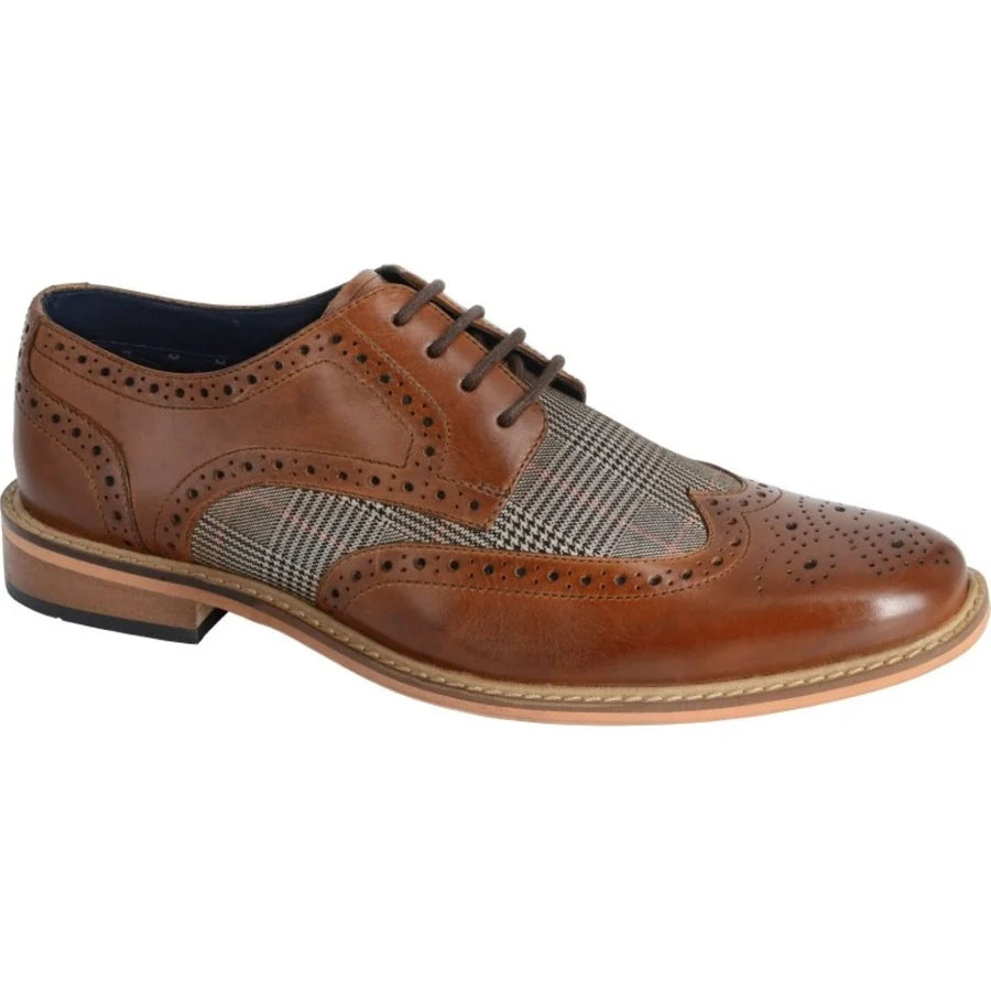 Roamers M072LT 4 Eyelet Wing Gibson Brogue