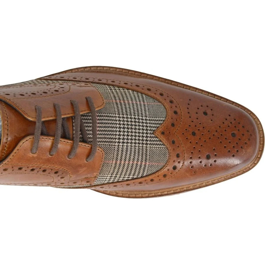Roamers M072LT 4 Eyelet Wing Gibson Brogue
