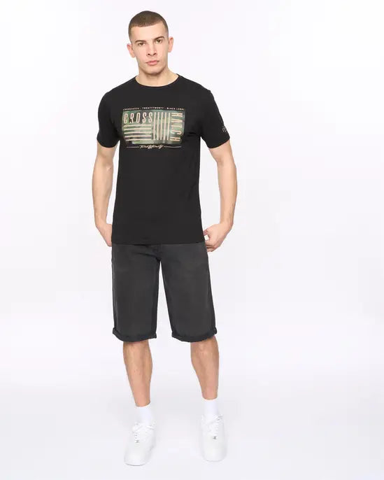 Crosshatch Wenfore T-Shirt - Black