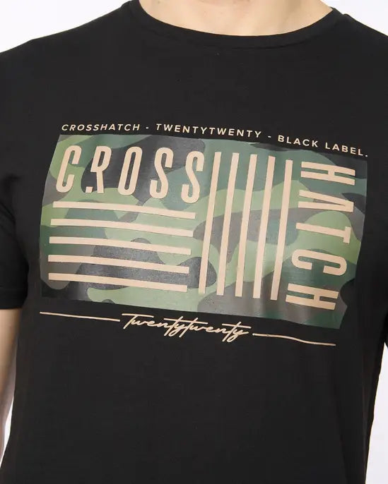 Crosshatch Wenfore T-Shirt - Black