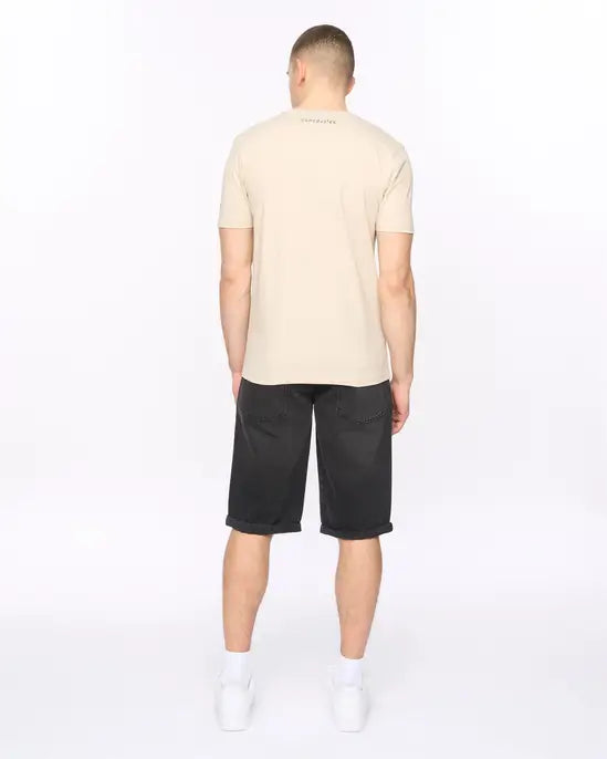 Crosshatch Wenfore T-Shirt - Light Stone