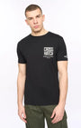 Crosshatch Hoogan T-Shirt - Black