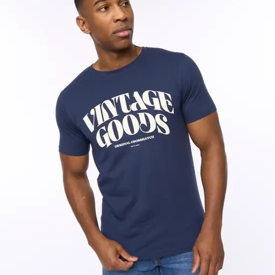 Crosshatch Wilsby T-Shirt - Navy