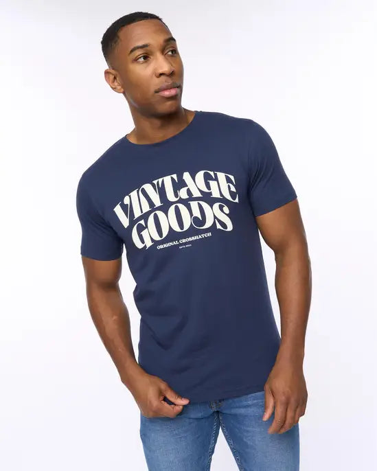 Crosshatch Wilsby T-Shirt - Navy