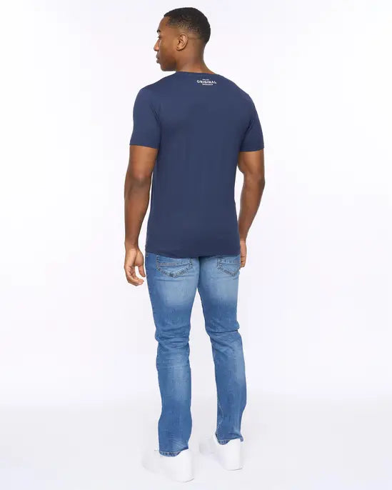 Crosshatch Wilsby T-Shirt - Navy