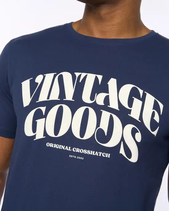 Crosshatch Wilsby T-Shirt - Navy