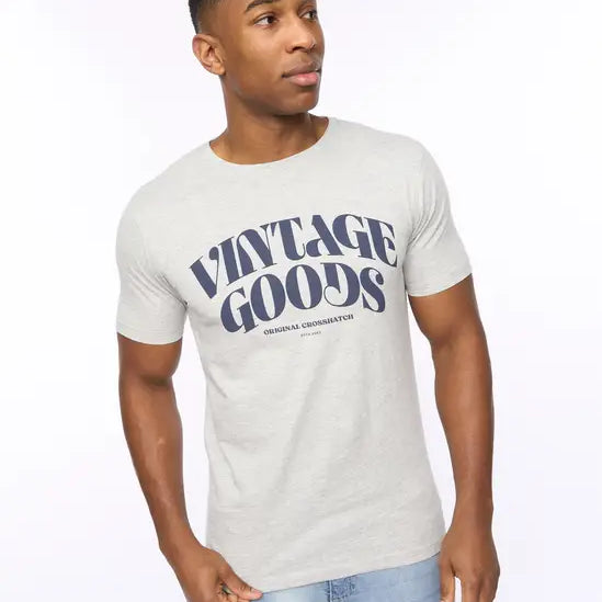 Crosshatch Wilsby T-Shirt - Grey Marl