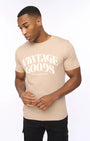 Crosshatch Wilsby T-Shirt - Stone