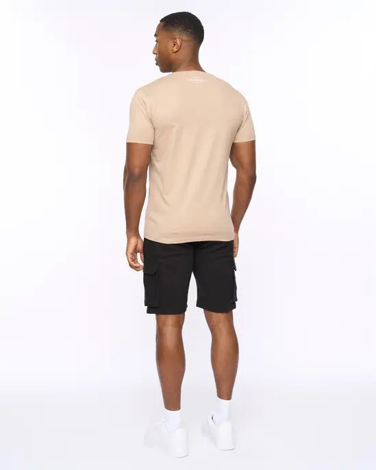 Crosshatch Wilsby T-Shirt - Stone