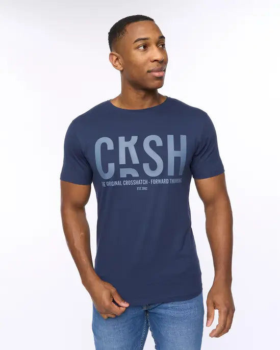 Crosshatch Solari T-Shirt - Navy