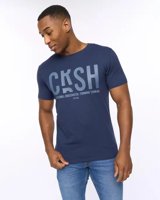 Crosshatch Solari T-Shirt - Navy