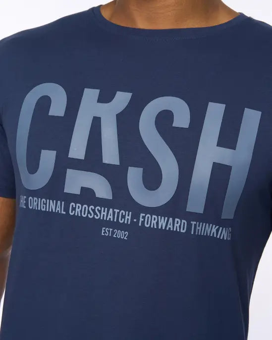 Crosshatch Solari T-Shirt - Navy