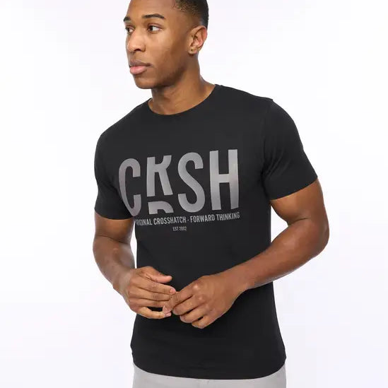 Crosshatch Solari T-Shirt - Black