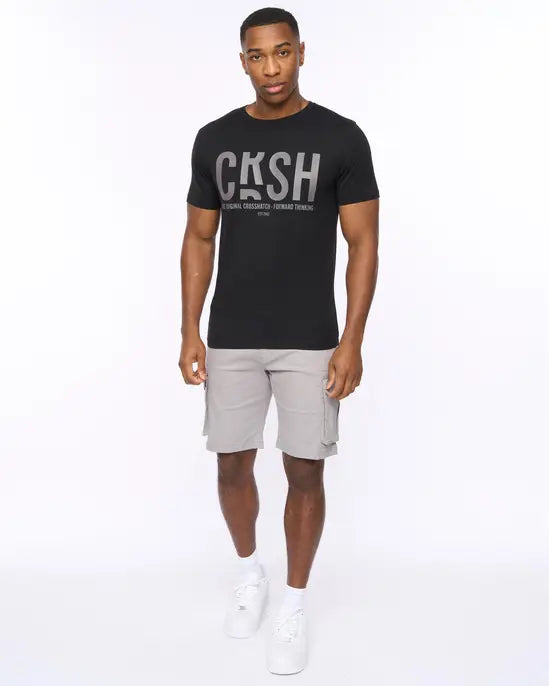 Crosshatch Solari T-Shirt - Black
