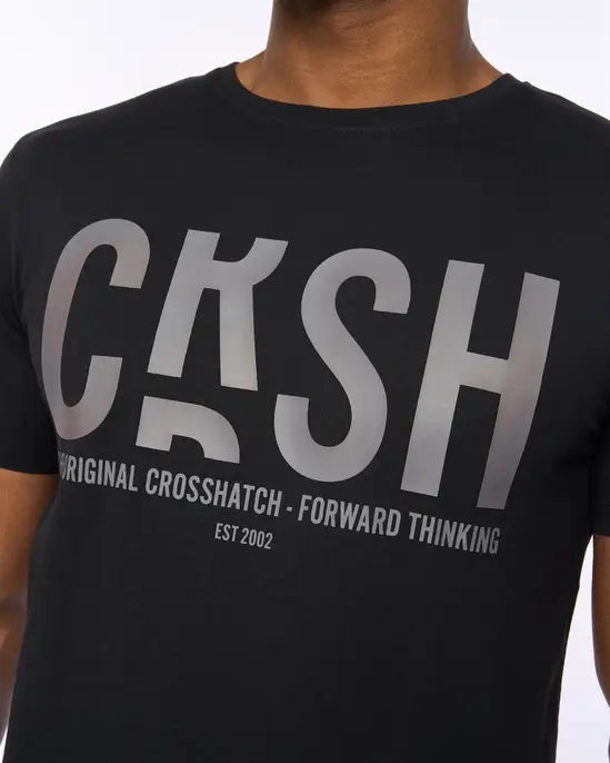 Crosshatch Solari T-Shirt - Black