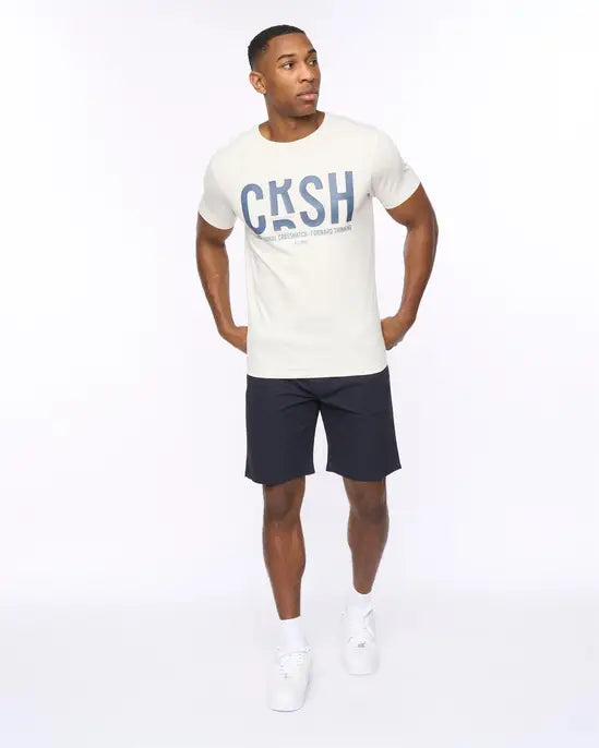 Crosshatch Solari T-Shirt - Off White