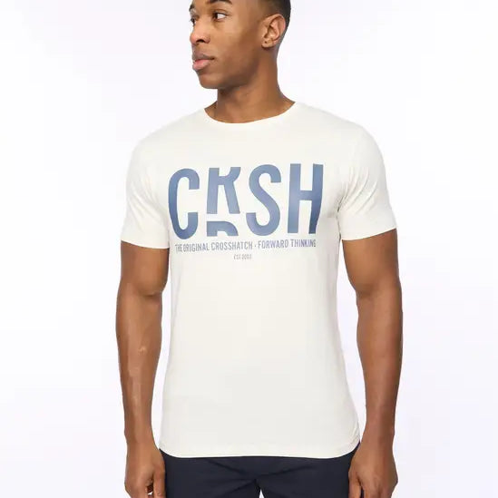 Crosshatch Solari T-Shirt - Off White