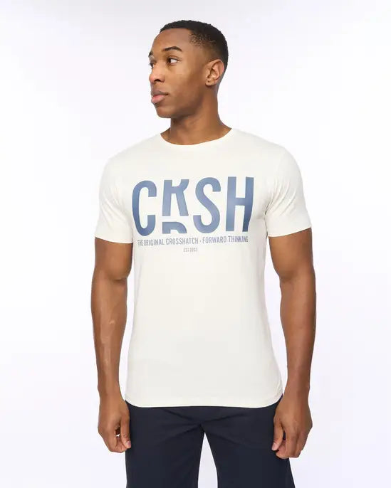 Crosshatch Solari T-Shirt - Off White