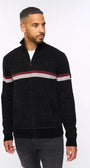 Bewley & Ritch Stampton Funnel Neck Full Zip - Black