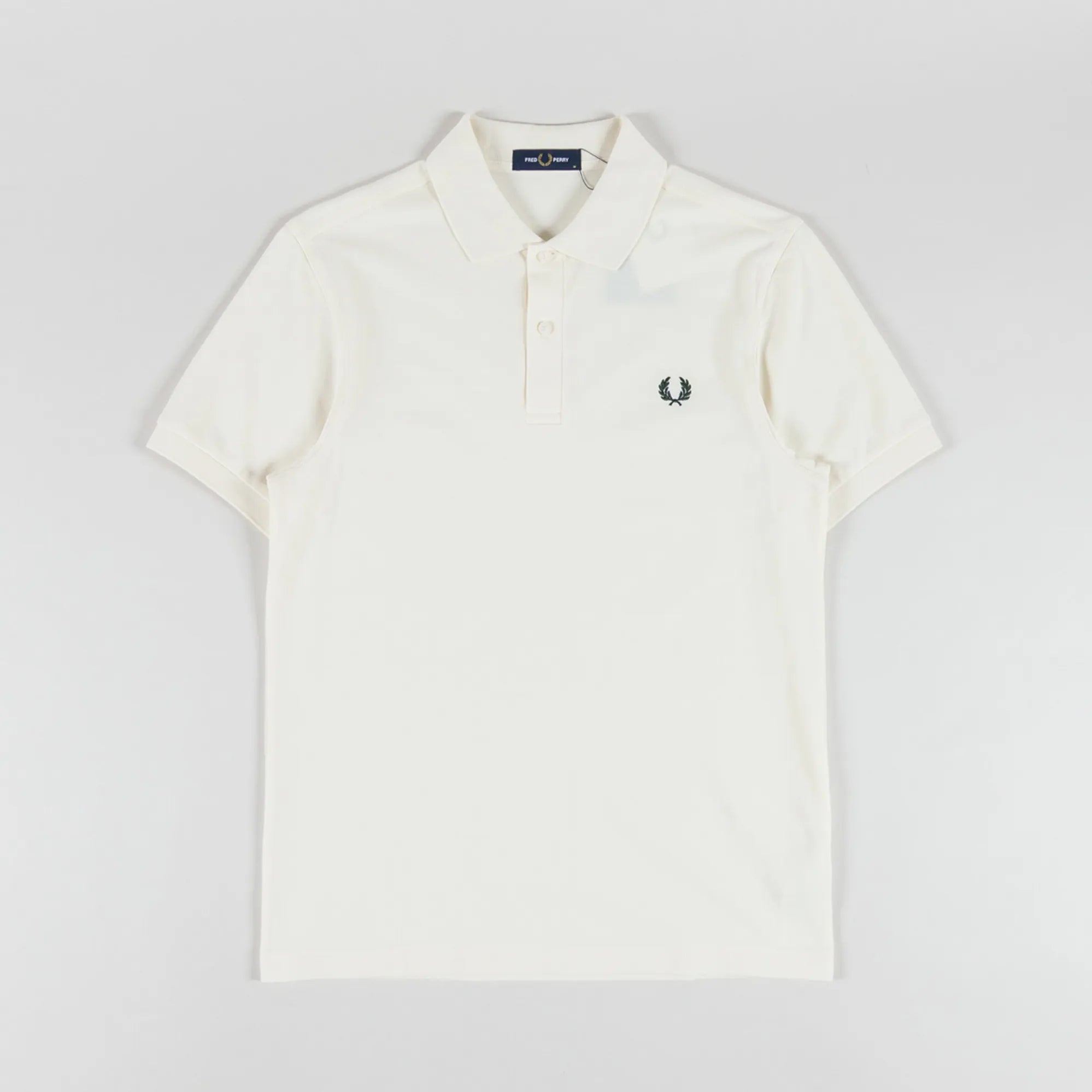 Fred Perry M6000 Polo Shirt 13B - Ecru/Grassroots