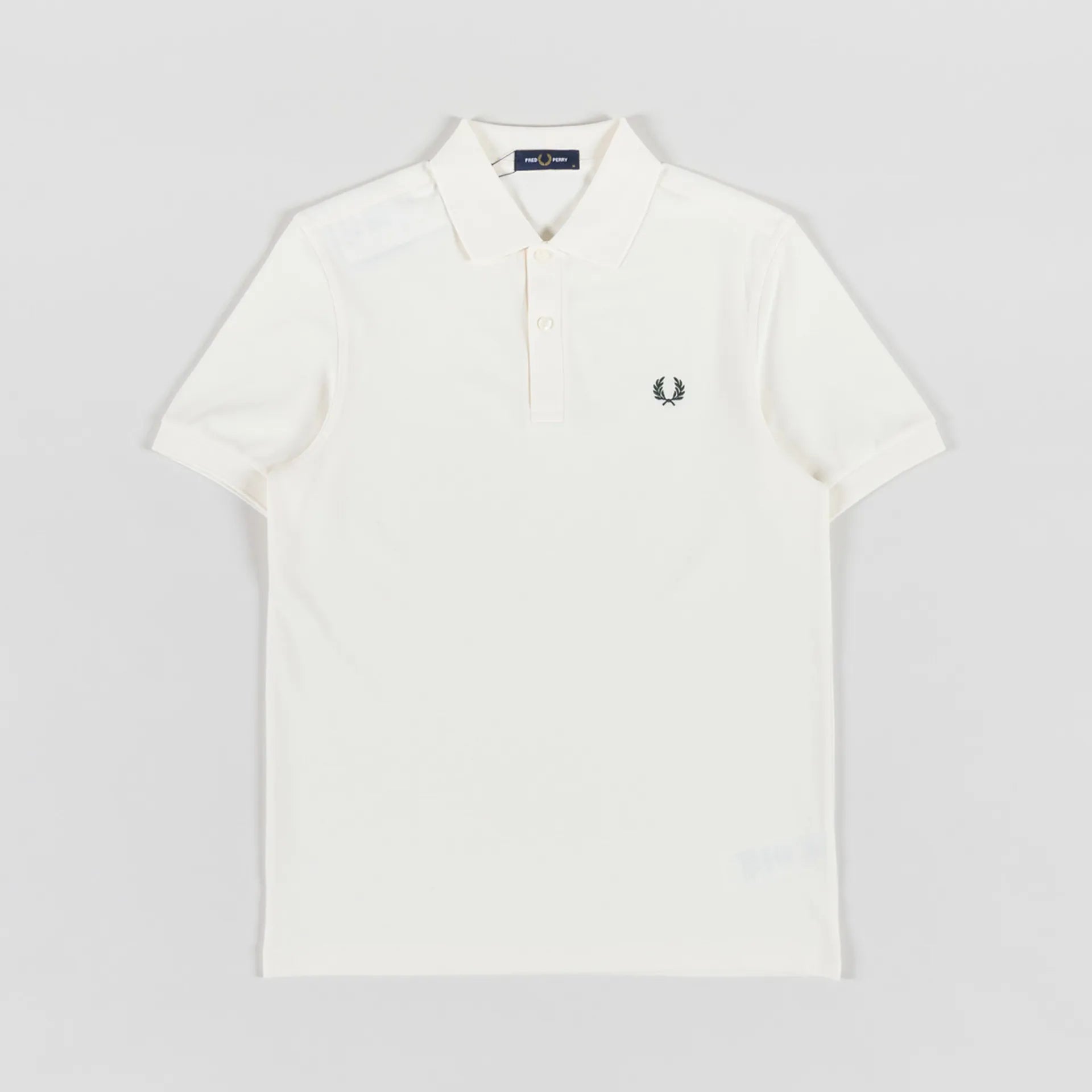 Fred Perry M6000 Fred Perry Polo Shirt V11 - Ecru/Night Green