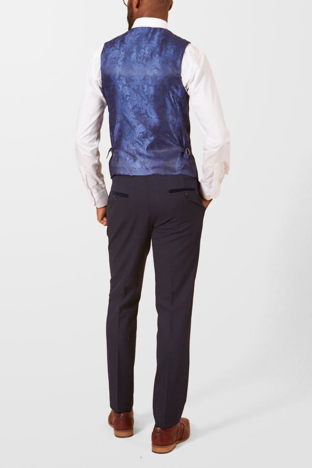 Marc Darcy Bromley Waistcoat Navy