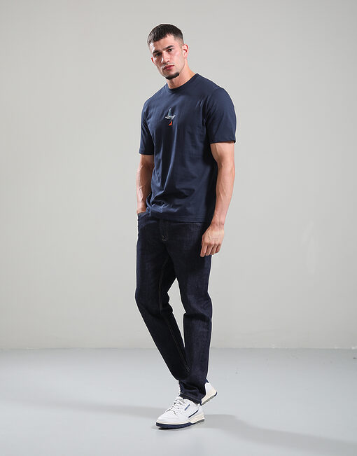 Marshall Artist Aspen T-Shirt Navy Blue