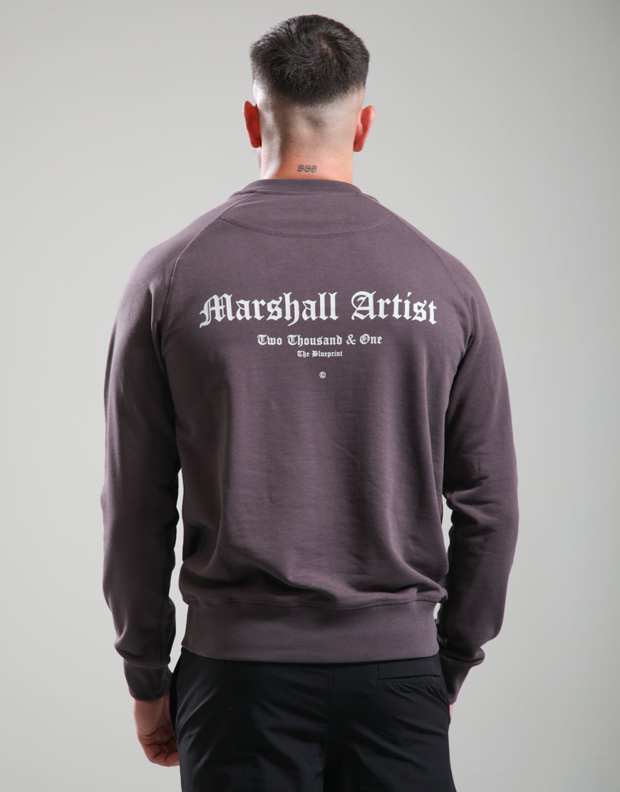 Marshall Artist MSATM11266 Blueprint Crewneck 121 - Bordeaux