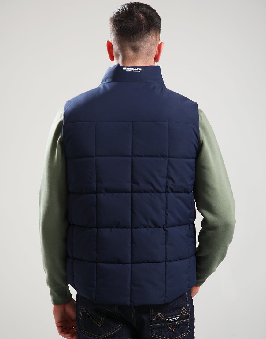 Marshall Artist Capilano Bubble Gilet Navy