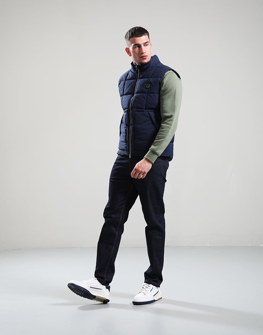 Marshall Artist Capilano Bubble Gilet Navy