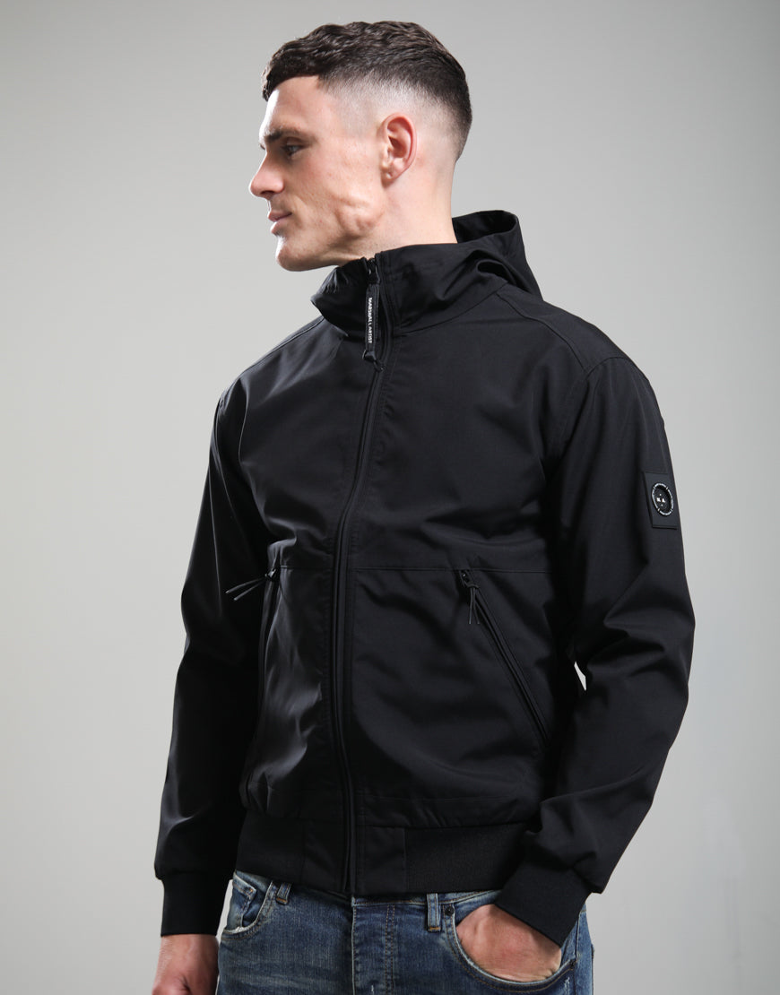 Marshall Artist MSATM11253 Dalston Lite Shell Jacket 001 - Black