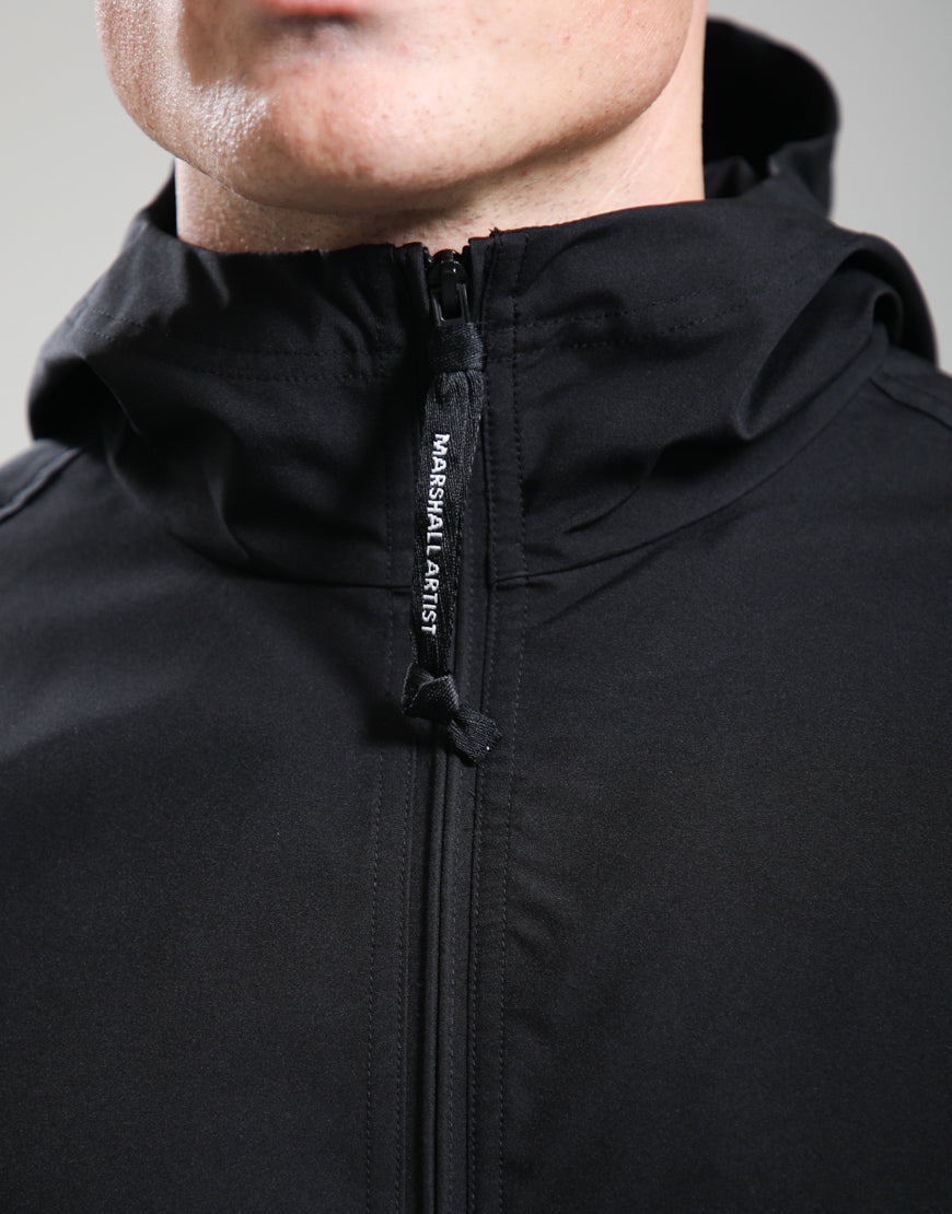 Marshall Artist MSATM11253 Dalston Lite Shell Jacket 001 - Black