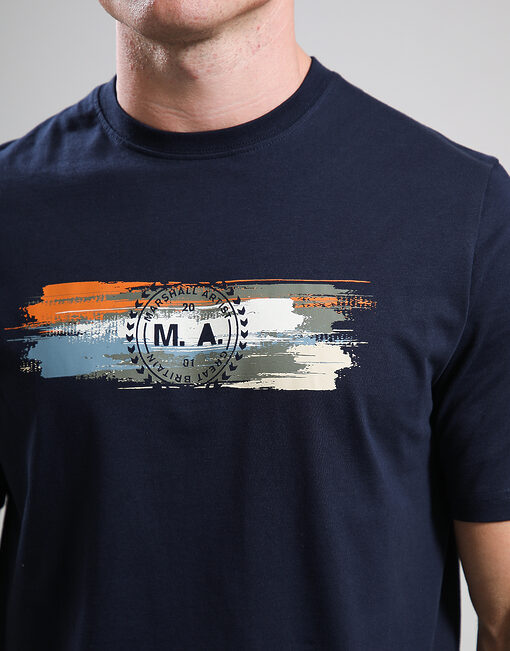 Marshall Artist Equinox T-Shirt Navy Blue