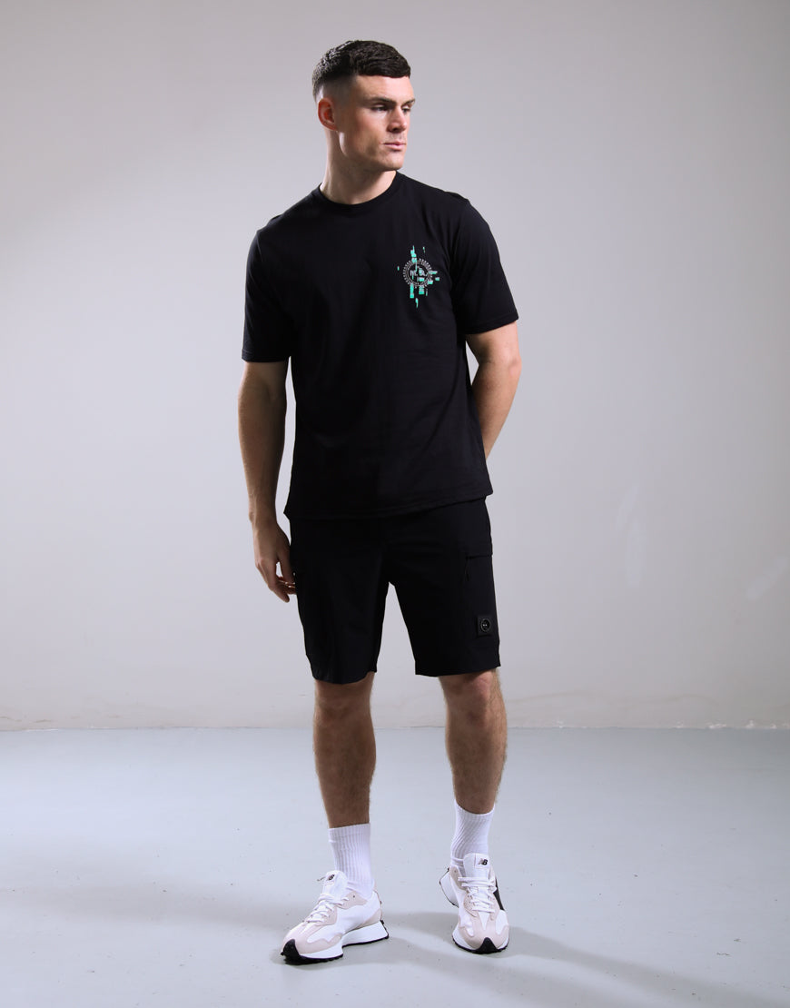 Marshall Artist MSATM11184 Glitch Theory T-Shirt - Black