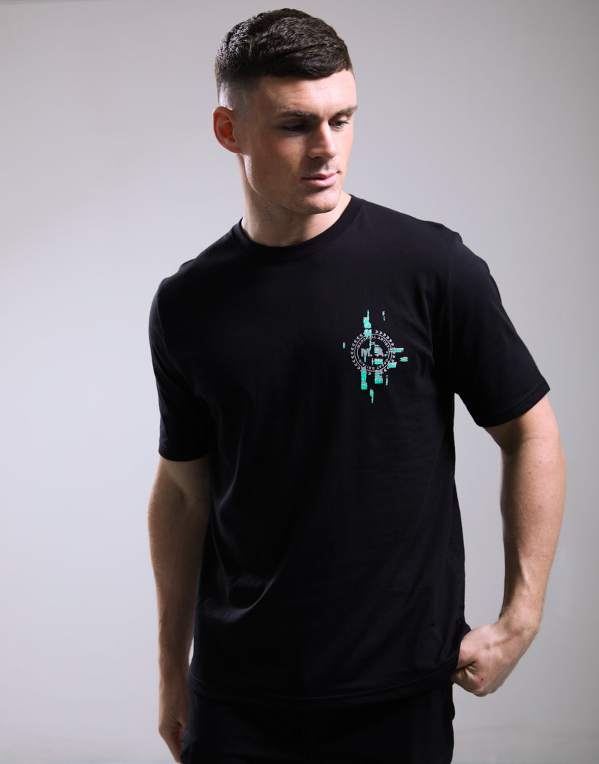 Marshall Artist MSATM11184 Glitch Theory T-Shirt - Black