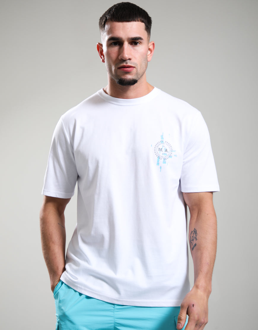 Marshall Artist MSATM11184 Glitch Theory T-Shirt - White