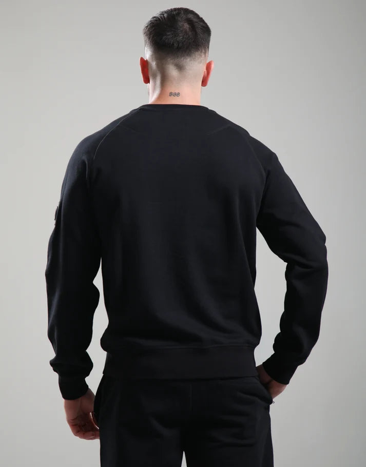 Marshall Artist MSATM11281 Lennox Crewneck - Black 001