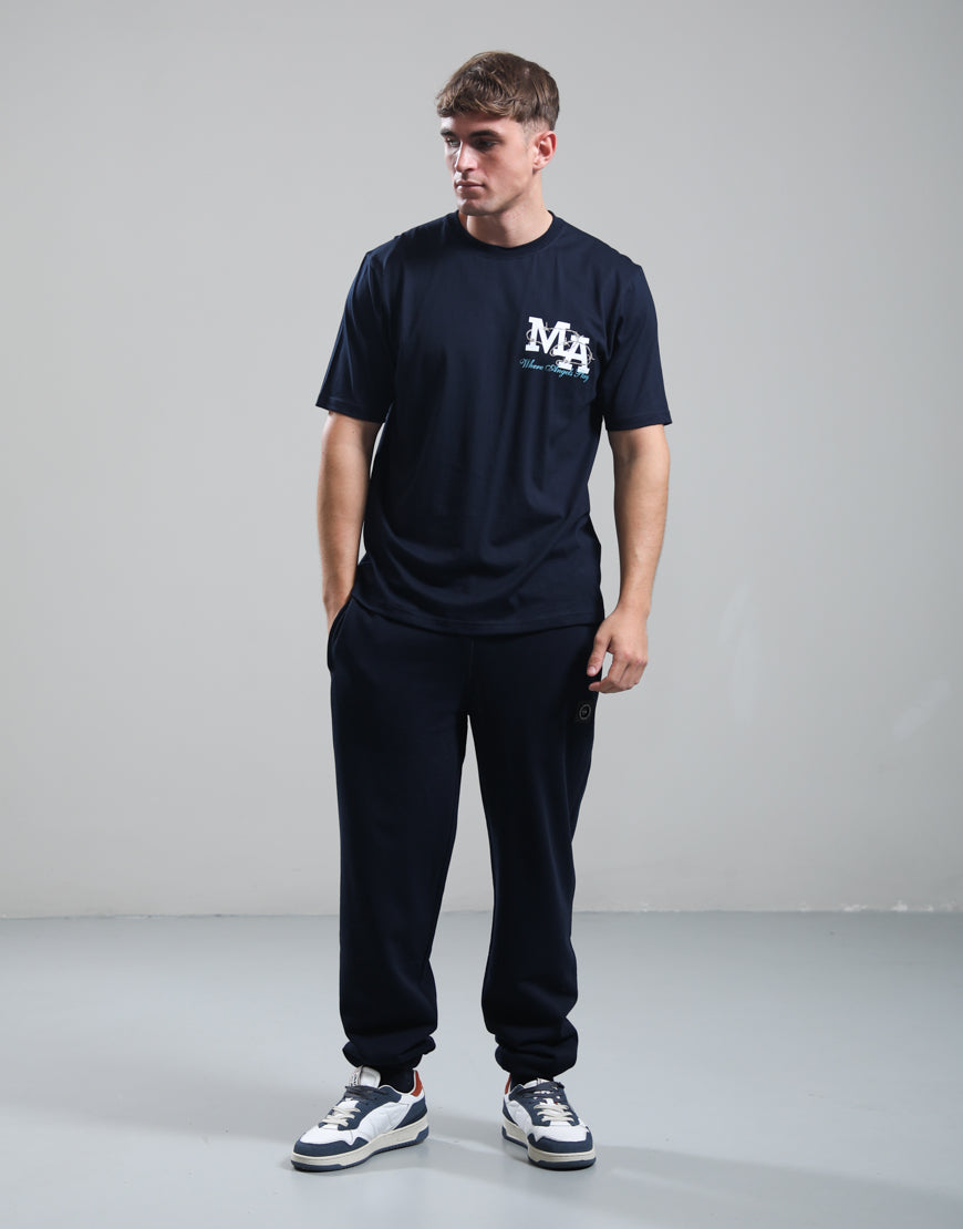 Marshall Artist MSATM11262 MA 2 LA T-Shirt - Navy 003