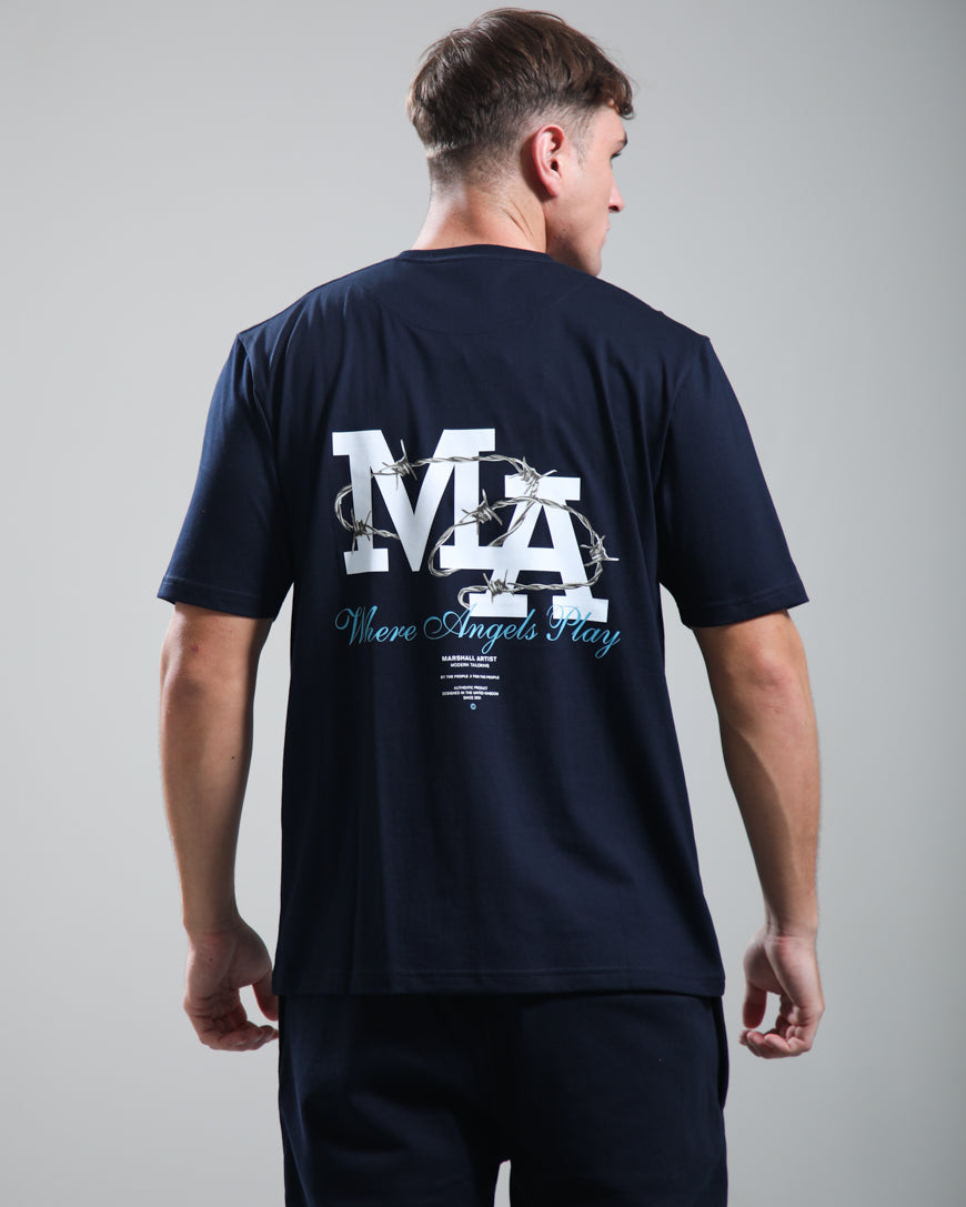 Marshall Artist MSATM11262 MA 2 LA T-Shirt - Navy 003