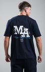 Marshall Artist MSATM11262 MA 2 LA T-Shirt - Navy 003
