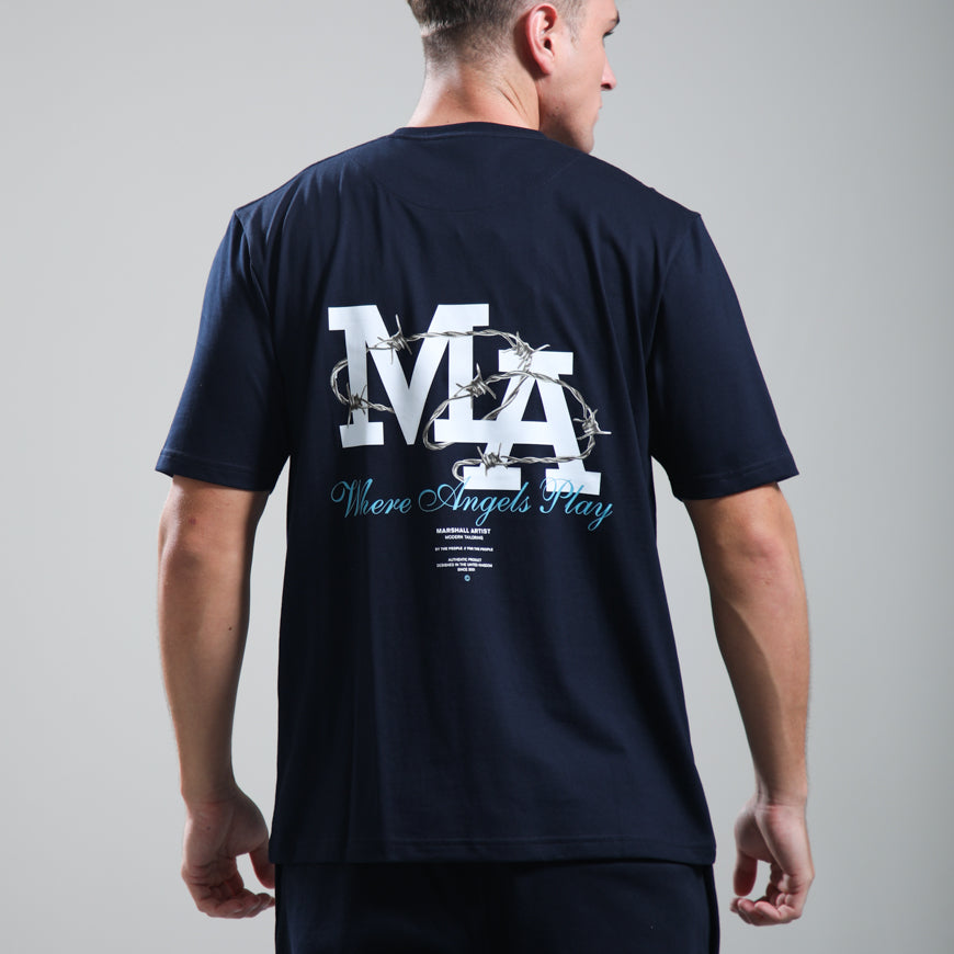 Marshall Artist MSATM11262 MA 2 LA T-Shirt - Navy 003