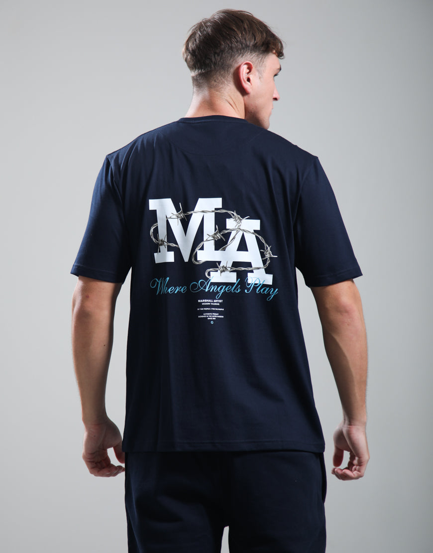 Marshall Artist MSATM11262 MA 2 LA T-Shirt - Navy 003