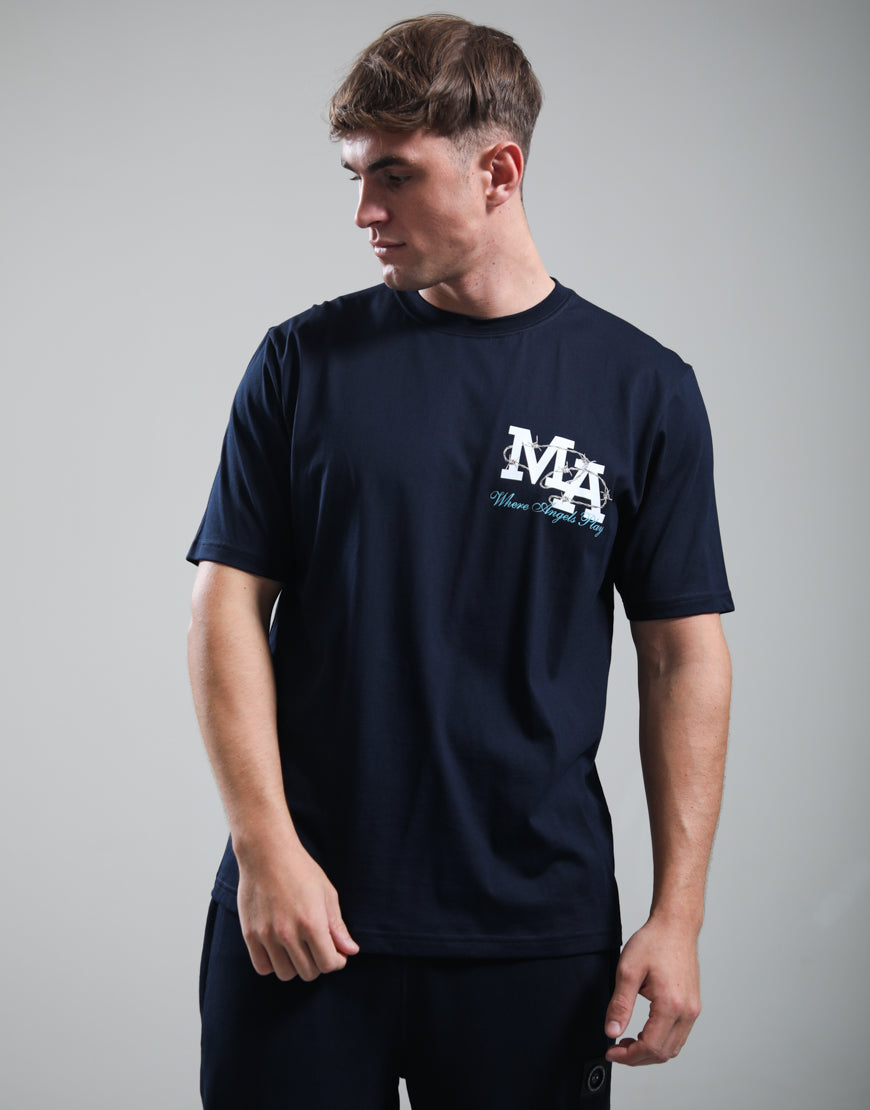 Marshall Artist MSATM11262 MA 2 LA T-Shirt - Navy 003