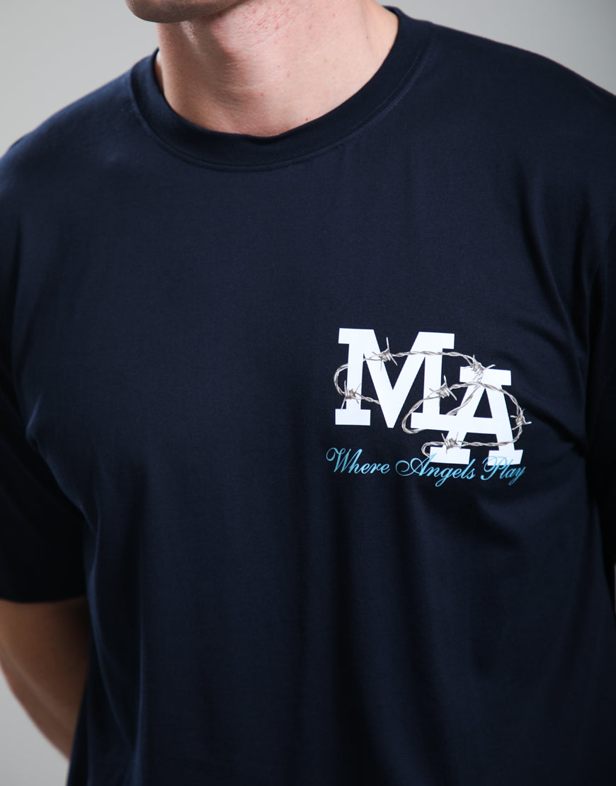 Marshall Artist MSATM11262 MA 2 LA T-Shirt - Navy 003