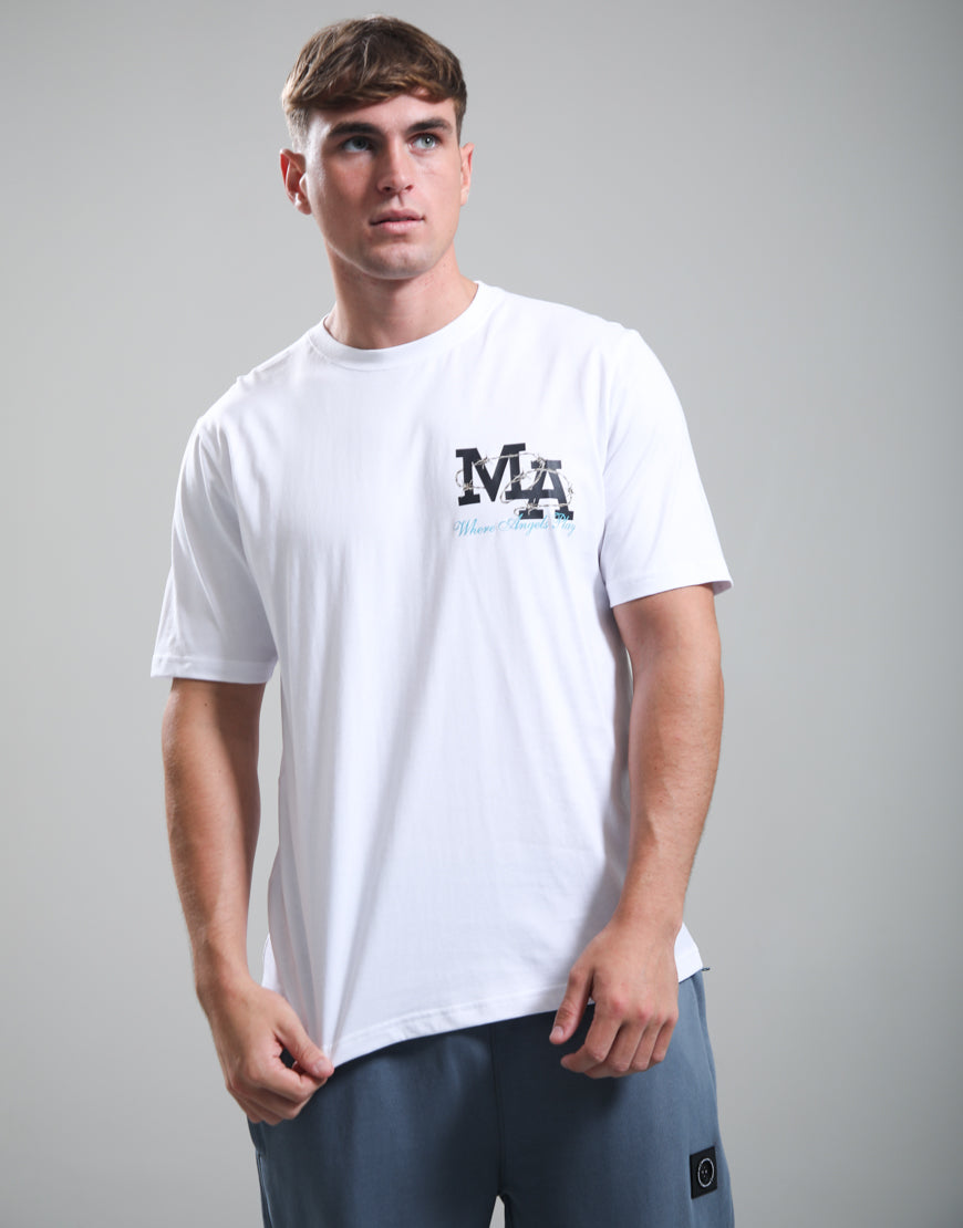 Marshall Artist MSATM11262 MA 2 LA T-Shirt - White 002