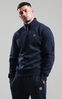 Marshall Artist MSATM11124 Marchio 1/4 Zip - Navy