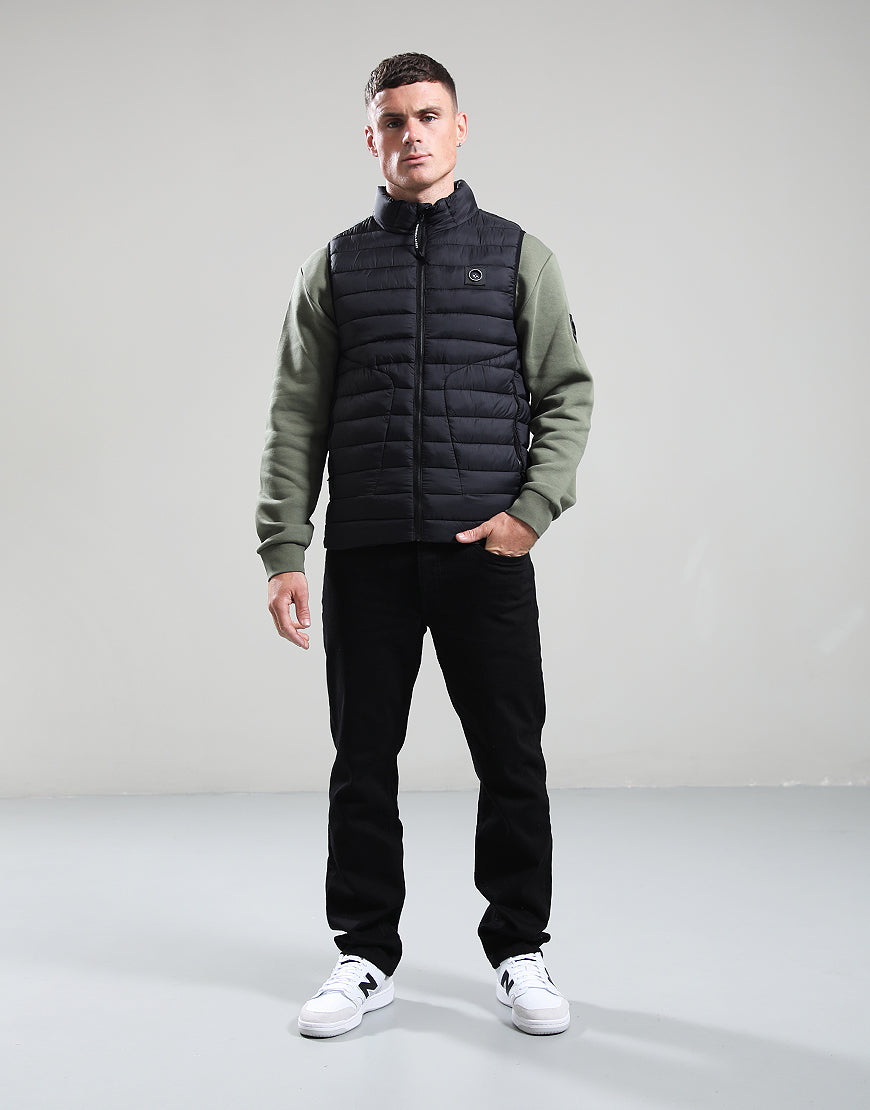 Marshall Artist Oakdale Bubble Gilet Black